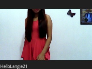 Image of cam model HelloLangie21 from CamContacts