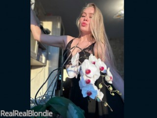 Image of cam model RealRealBlondie from CamContacts
