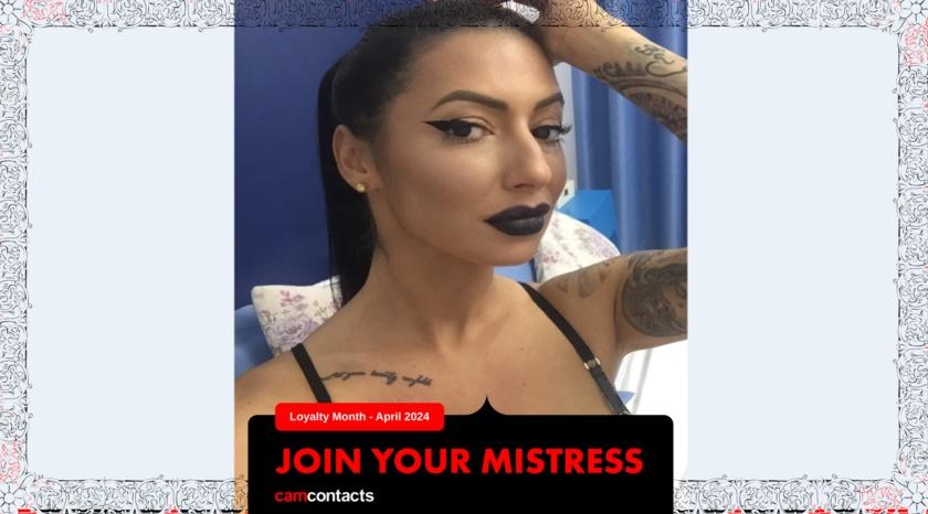 Webcam chat profile for MissAngelique: Dominatrix