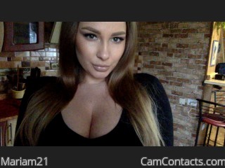 Webcam model Mariam21 from CamContacts