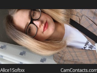 Webcam model Alice1Softxx from CamContacts