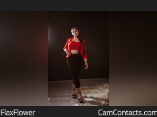 Webcam model FlaxFlower from CamContacts