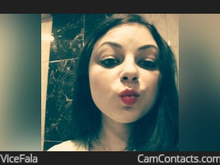 Webcam model ViceFala from CamContacts