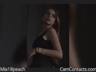 Webcam model Mia18peach from CamContacts