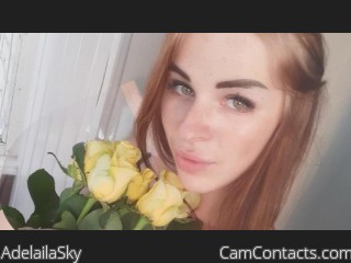 Webcam model AdelailaSky from CamContacts