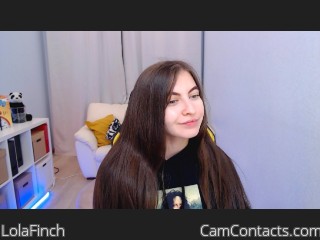 Webcam model LolaFinch from CamContacts