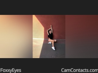 Webcam model FoxxyEyes from CamContacts