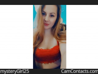 Webcam model mysteryGirl25 from CamContacts