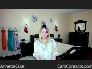Webcam model AnnetteCute from CamContacts
