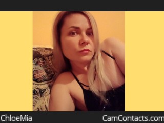 Webcam model ChloeMia from CamContacts