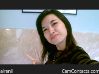 Webcam model airenli from CamContacts