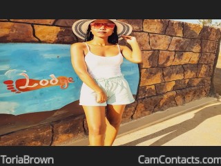 Webcam model ToriaBrown from CamContacts