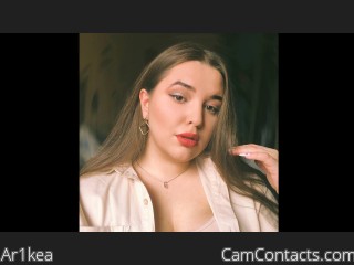 Webcam model Ar1kea from CamContacts