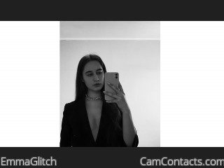 Webcam model EmmaGlitch from CamContacts