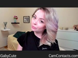 Webcam model GabyCute from CamContacts