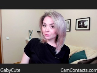 Webcam model GabyCute from CamContacts