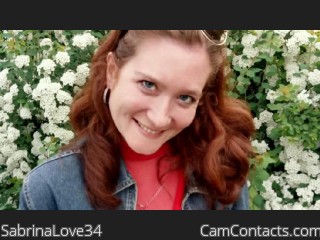 Webcam model SabrinaLove34 from CamContacts