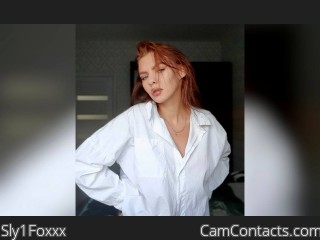 Webcam model Sly1Foxxx from CamContacts