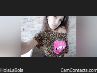 Webcam model HolaLaBola from CamContacts