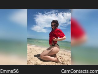 Webcam model Emma56 from CamContacts