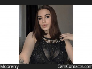 Webcam model Moorerry from CamContacts