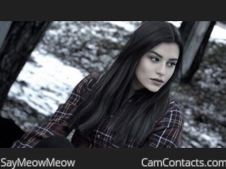 Webcam model SayMeowMeow from CamContacts