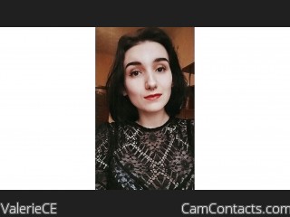 Webcam model ValerieCE from CamContacts