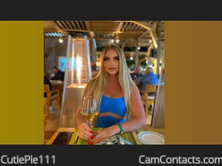 Webcam model CutiePie111 from CamContacts