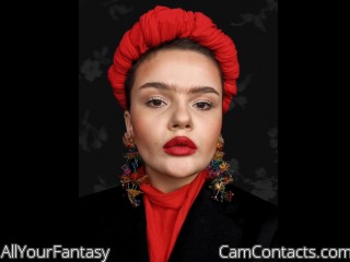 Webcam model AllYourFantasy from CamContacts