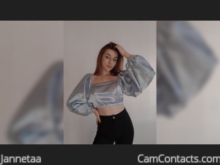 Webcam model Jannetaa from CamContacts