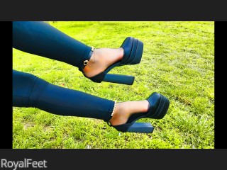 Webcam model RoyalFeet from CamContacts