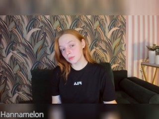 Webcam model Hannamelon from CamContacts