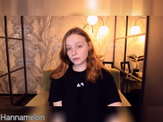 Webcam model Hannamelon from CamContacts